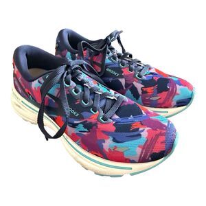 Brooks Ghost 15 Shoes Women Sz 5.5 Multicolor Running Sneakers